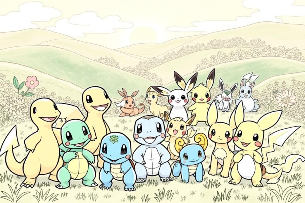 pokemon character coloring pages