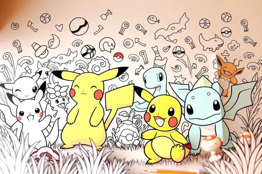 pokemon printable coloring pages